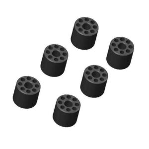 Комплект проставок 6шт х 15мм (15 - 45мм) ABS