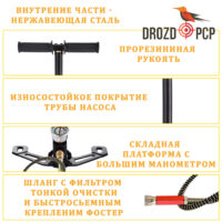 Насос ВД DROZD P-3 цена