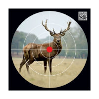 ФОТО Мишень для пневматики 140х140 ОЛЕНЬ, 50шт