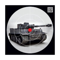 ФОТО Мишень для пневматики 140х140 ТАНК ВОВ, 50шт