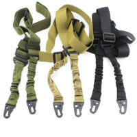 Ремень двухточечный оружейный тактический  ЗЕЛЕНЫЙ (2 карабина, SL04) купить