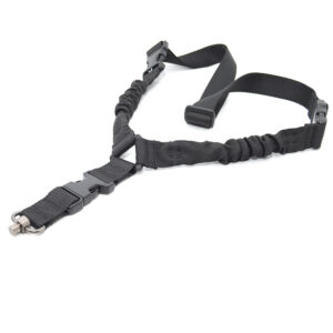 Ремень тактический оружейный одноточечный с антабкой QD для карабина, ружья, приклада, Леший 2.0 (черный) купить