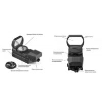 Коллиматорный прицел 1х22х33 Ласточкин Хвост (HD101A) 8