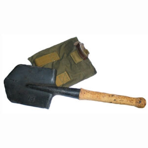 Лопата Малая Пехотная обр.1985г. с чехлом брезент ремешок нат. кожа