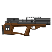 KrugerGun СНАЙПЕР 300 Буллпап 5,5мм ДЕРЕВО ПЕРЕДНИЙ ВЗВОД (С:300мм;Мост: высокий)