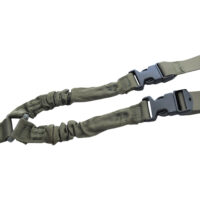 Ремень тактический оружейный одноточечный с антабкой QD для карабина, ружья, приклада, Леший 2.0 (зеленый) купить