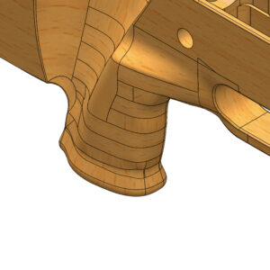 Ложе БИ-7 Орех, рукоять S (без фурнитуры, щена, гриб) купить