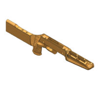 Ложе БИ-7 Орех, рукоять S (без фурнитуры, щена, гриб)