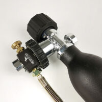 Баллон 0,5 л с манометром (300 атм) недорого Баллон 0,5 л с манометром (300 атм) недорого