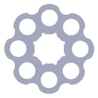 ЗАГОТОВКА Пластина 1мм, Магазина 6.35мм, Леший 2.0 (drozd)