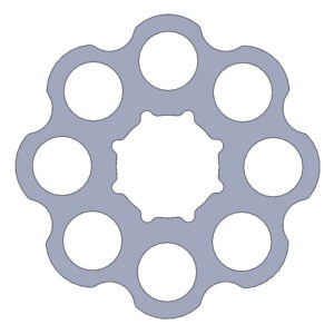 ЗАГОТОВКА  Пластина 1мм, Магазина 7.62мм, Леший 2.0 (drozd)