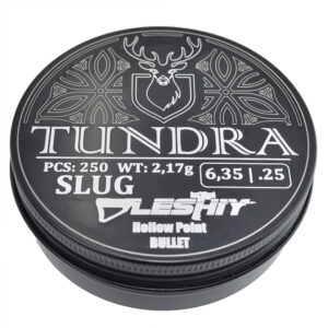 Пули полнотелые  TUNDRA HOLLOW POINT BULLET 6,35мм, 2.17г, 250шт  (for Leshy SLAG)