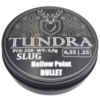 Пули полнотелые TUNDRA HOLLOW POINT BULLET 6.35(6.42) 3.0г 250шт Пули полнотелые TUNDRA HOLLOW POINT BULLET 6.35(6.42) 3.0г 250шт