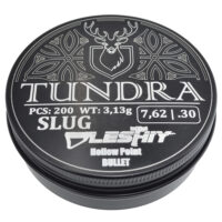 Пули полнотелые  TUNDRA HOLLOW POINT BULLET 7.62, 3.13г,(3.2г,) 200шт (for Leshy SLAG)