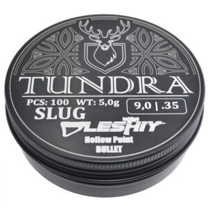 Пули полнотелые  TUNDRA HOLLOW POINT BULLET 9,0мм, 5.0г (5.0г,) 100шт (for Leshy SLAG)