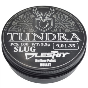 Пули полнотелые TUNDRA HOLLOW POINT BULLET 9,0мм, 5.5г (5.5г,) 100шт (for Leshy SLAG)