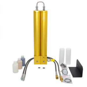 Система фильтрации 3в1 для компрессоров 2 колбы (сепаратор, влагоотделитель, фильтр) (ИП Рогаткин)