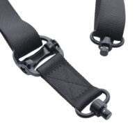 Ремень тактический оружейный Универсальный с 2-мя антабками QD для карабина, ружья, приклада, Леший 2.0 (черный) цена